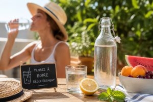 Chaleur estivale : les bons réflexes pour rester bien hydraté
